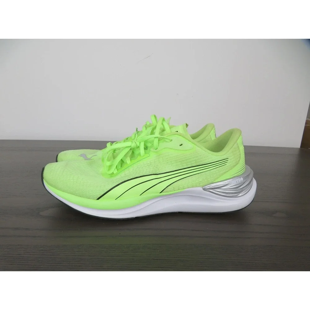 Puma Electrify Nitro 3 Shoes Mens Size 13 Green Running Sneakers 378455-07 Gym